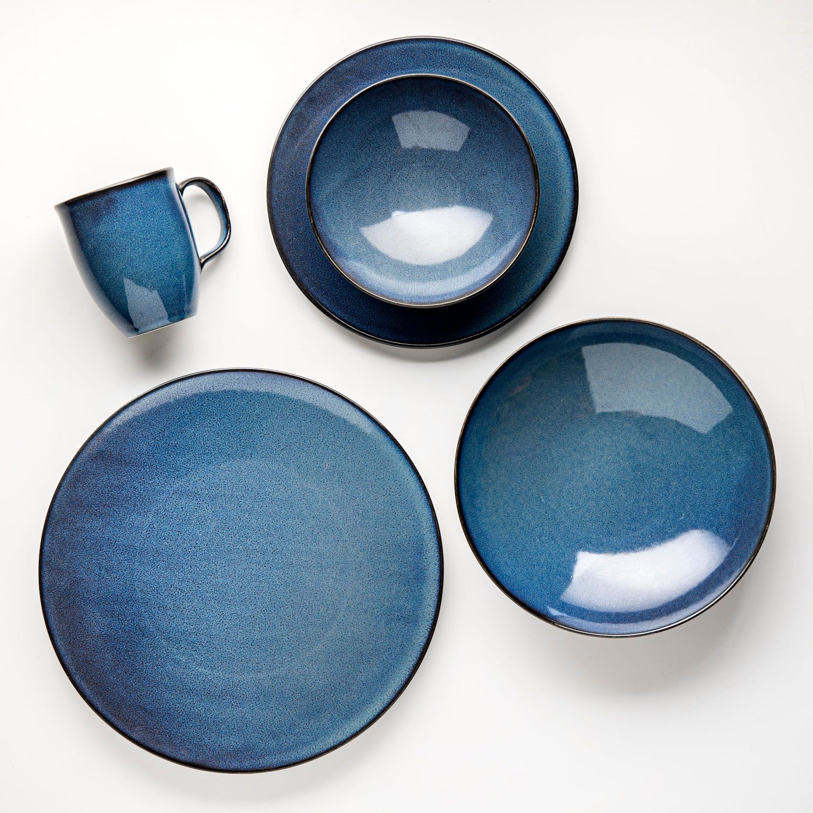 Fathy Mahmoud Porcelain tableware Dinner Set Coup 27 pcs. - Azzaro 1 Base box - Safqqa Egypt