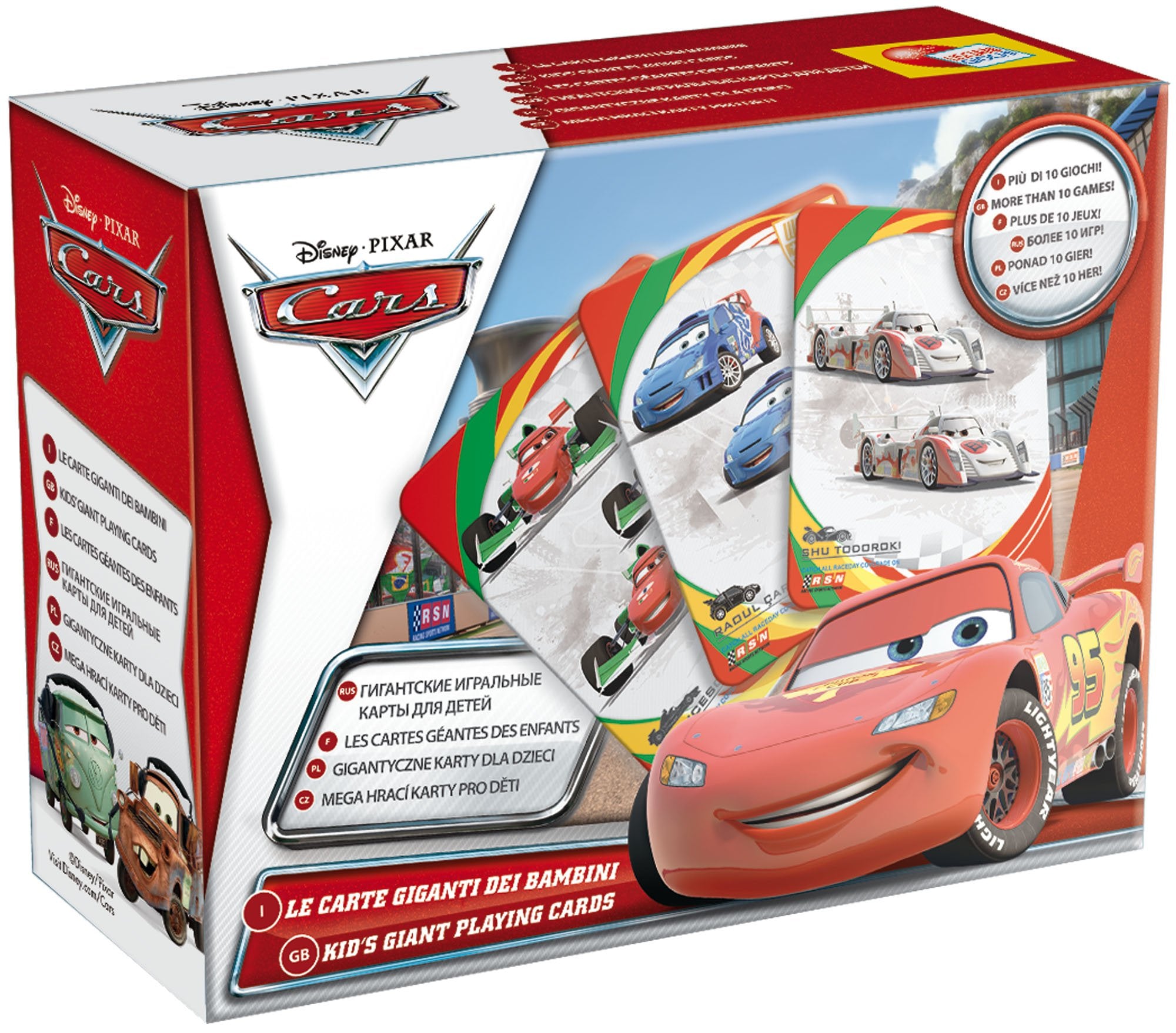 Liscianigiochi 35373 Cars 2 Giant Children's Cards