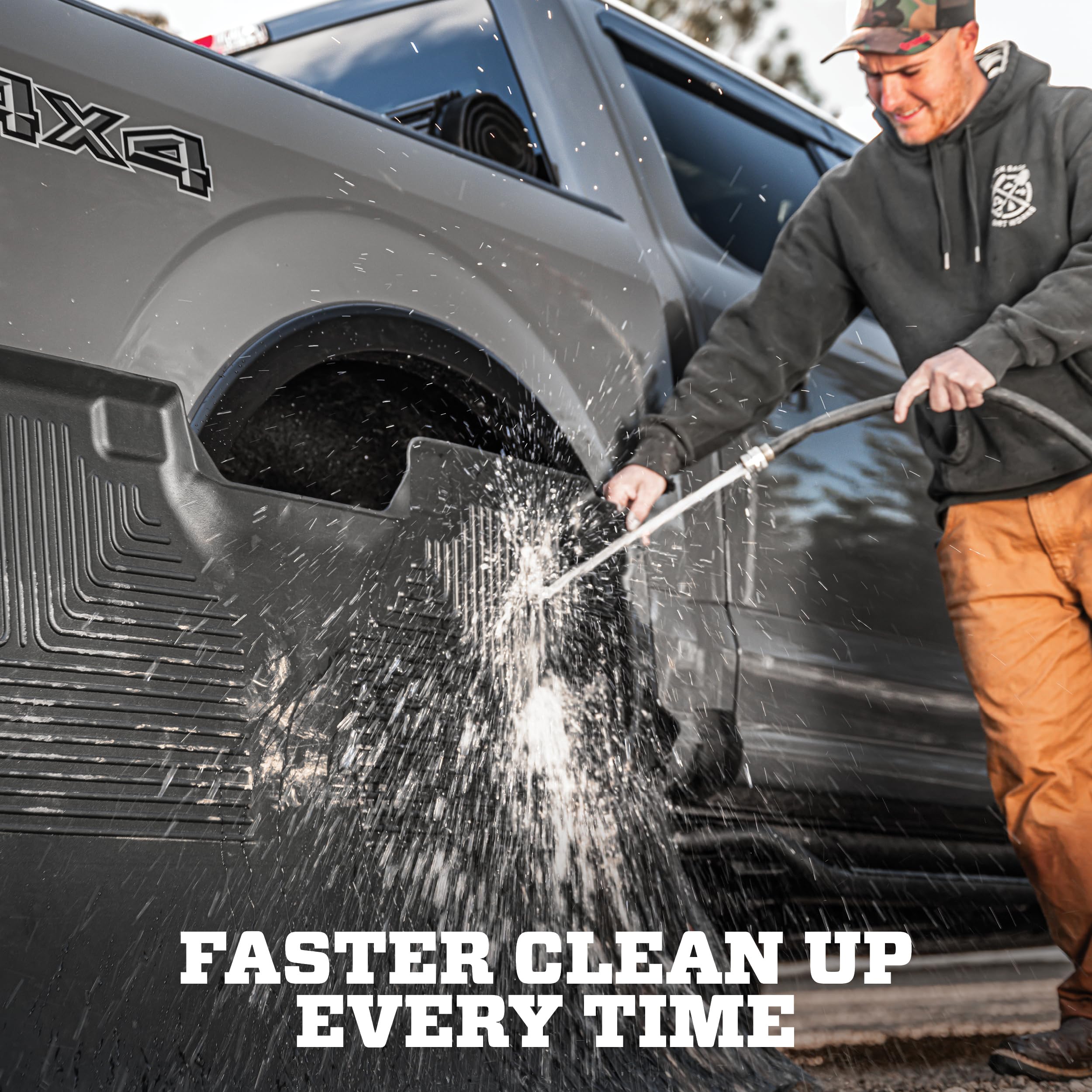 Husky Liners WeatherBeater Second Seat Floor Liner – Model 19331 (Damage Box)