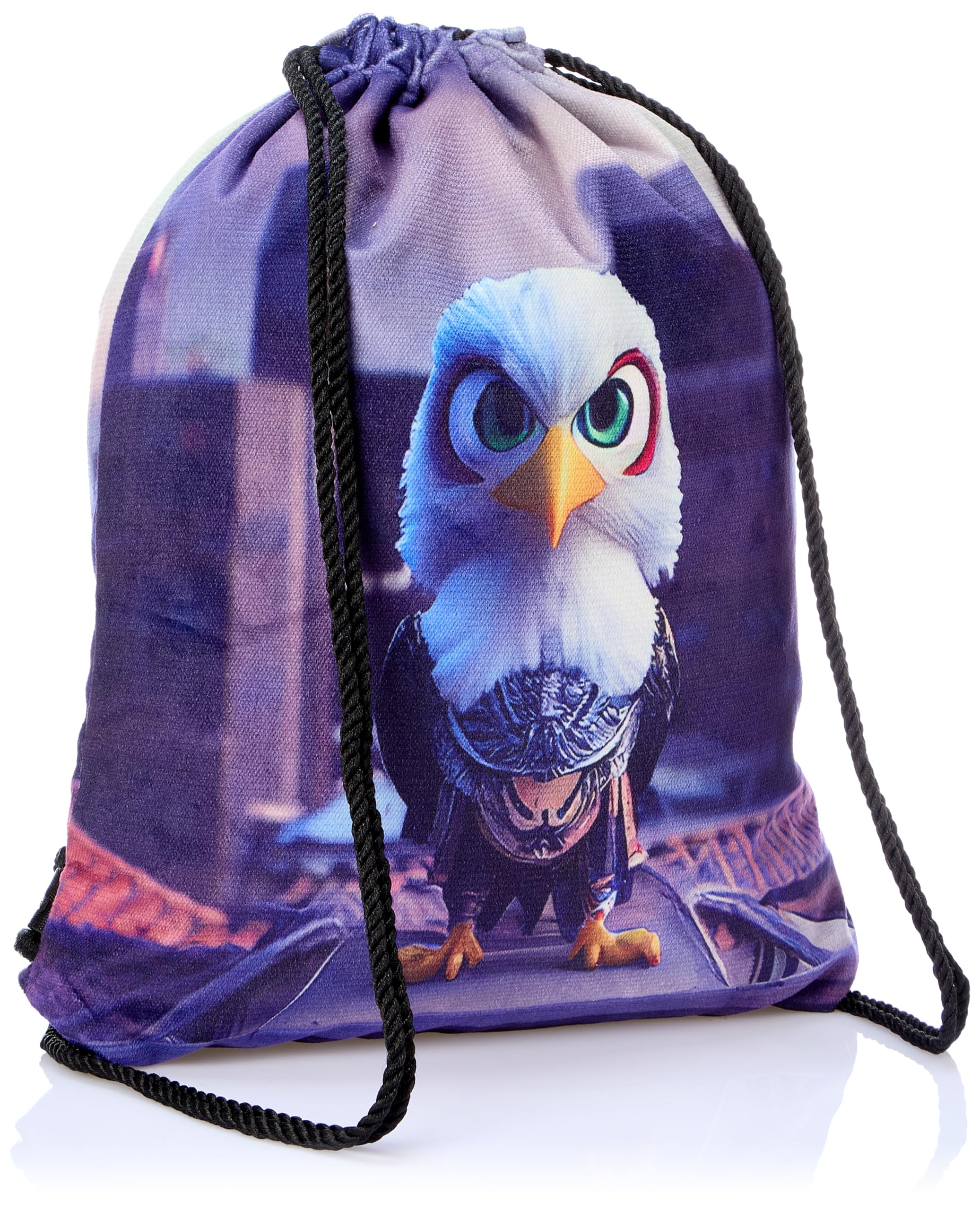 شنطة برباط من تات متعددة الالوان بمقاس لارج، موديل 1002