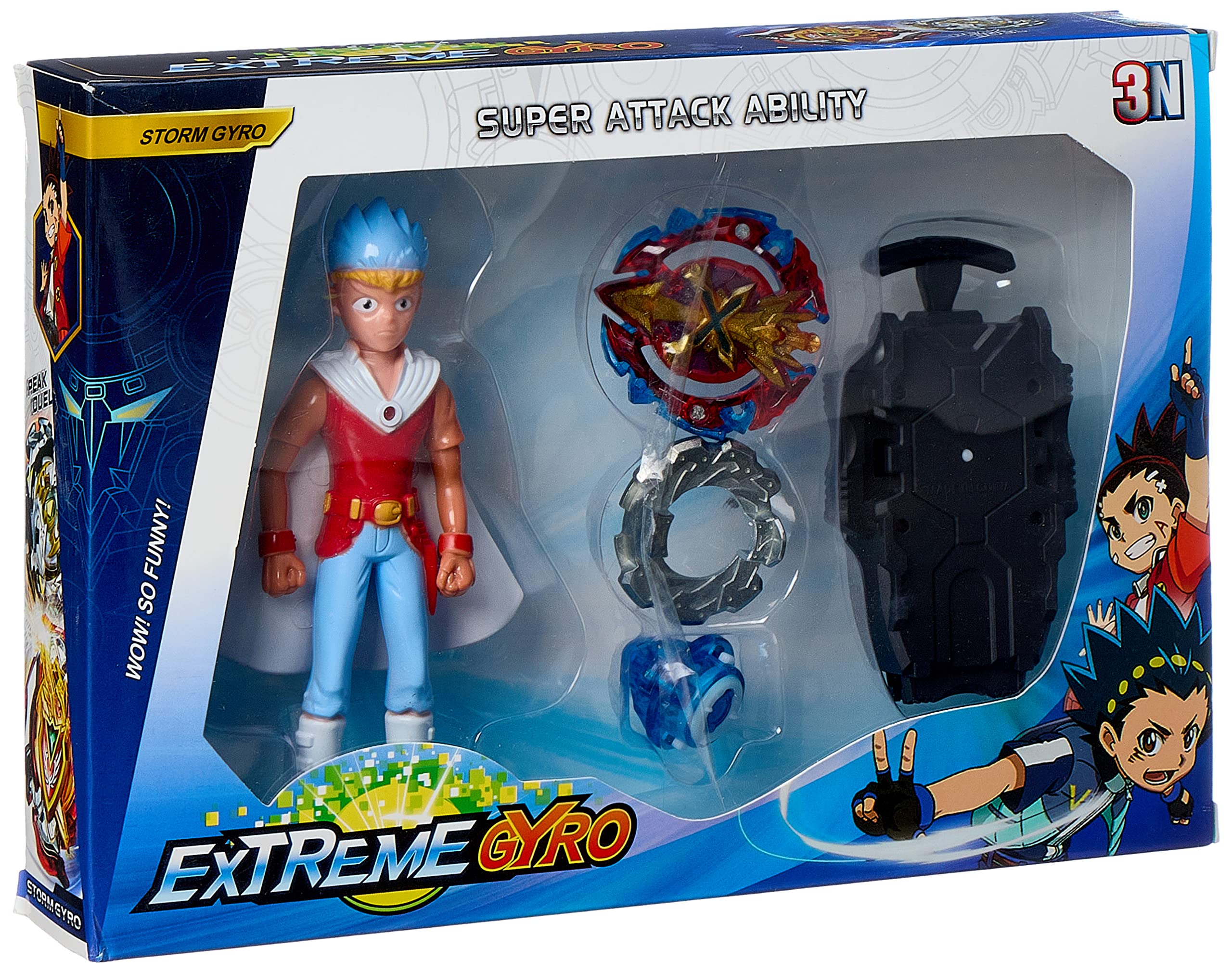 Extreme gyro beyblade bee set for boys - 5 pieces