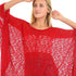 Jamila Women Front Slit Wide Round Neck Cover up