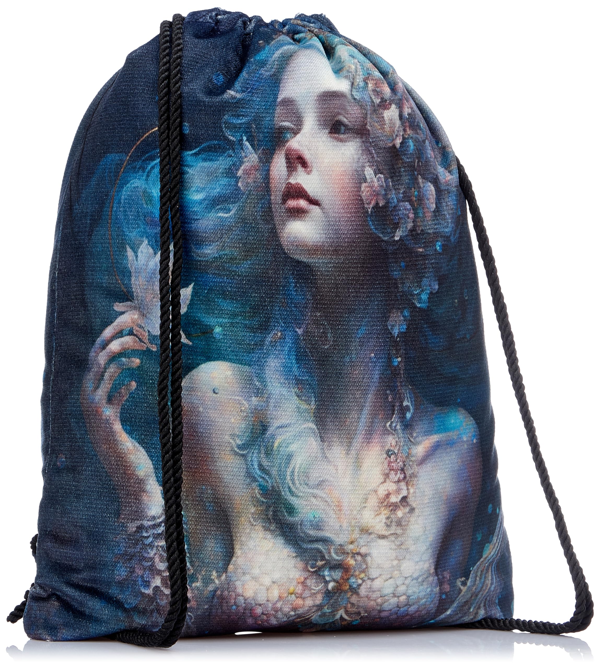 شنطة برباط من تات متعددة الالوان بمقاس كبير، موديل 725