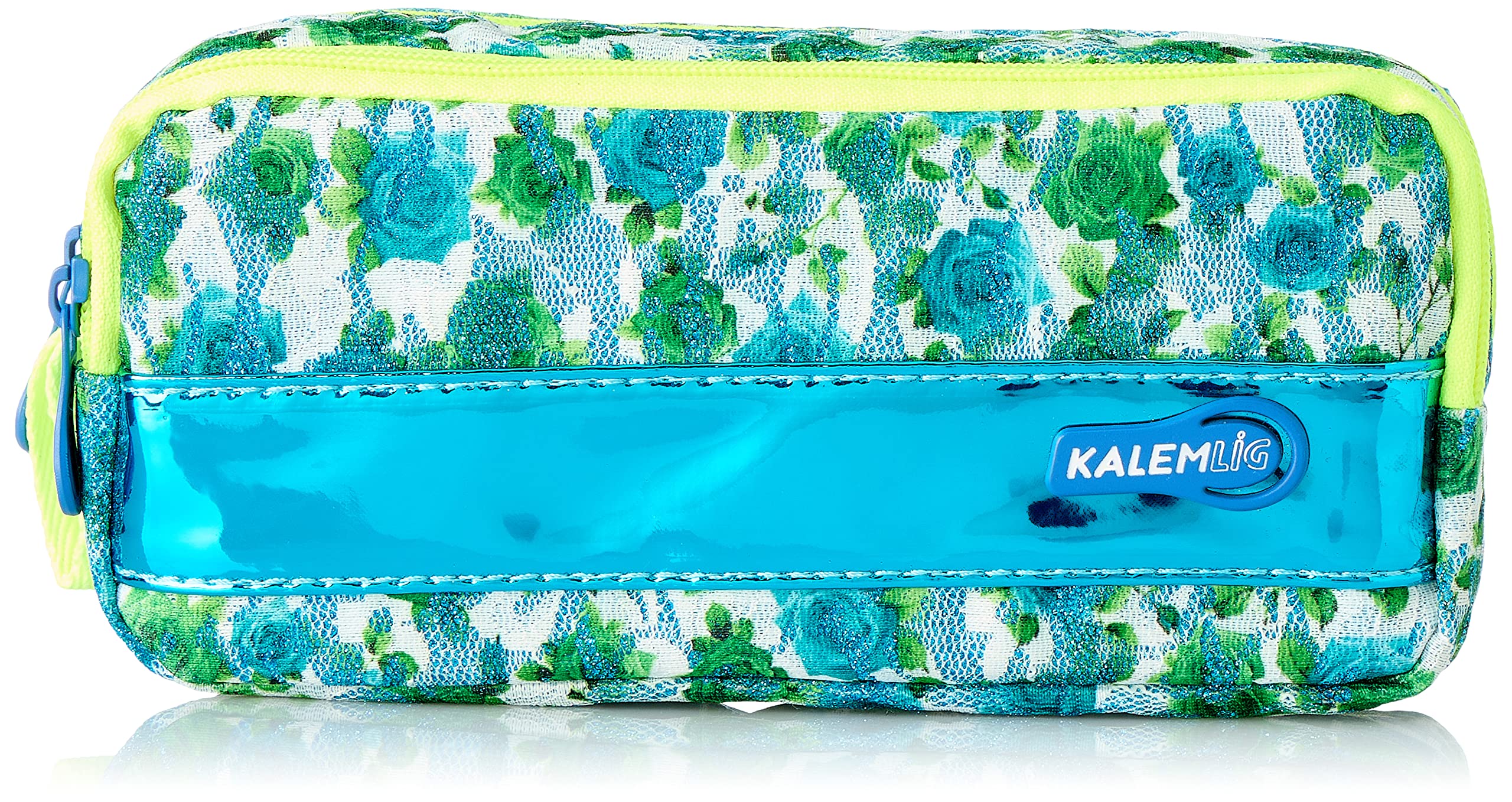 Floral Pattern Pencil Case with 2 Zippers – Safqqa Egypt