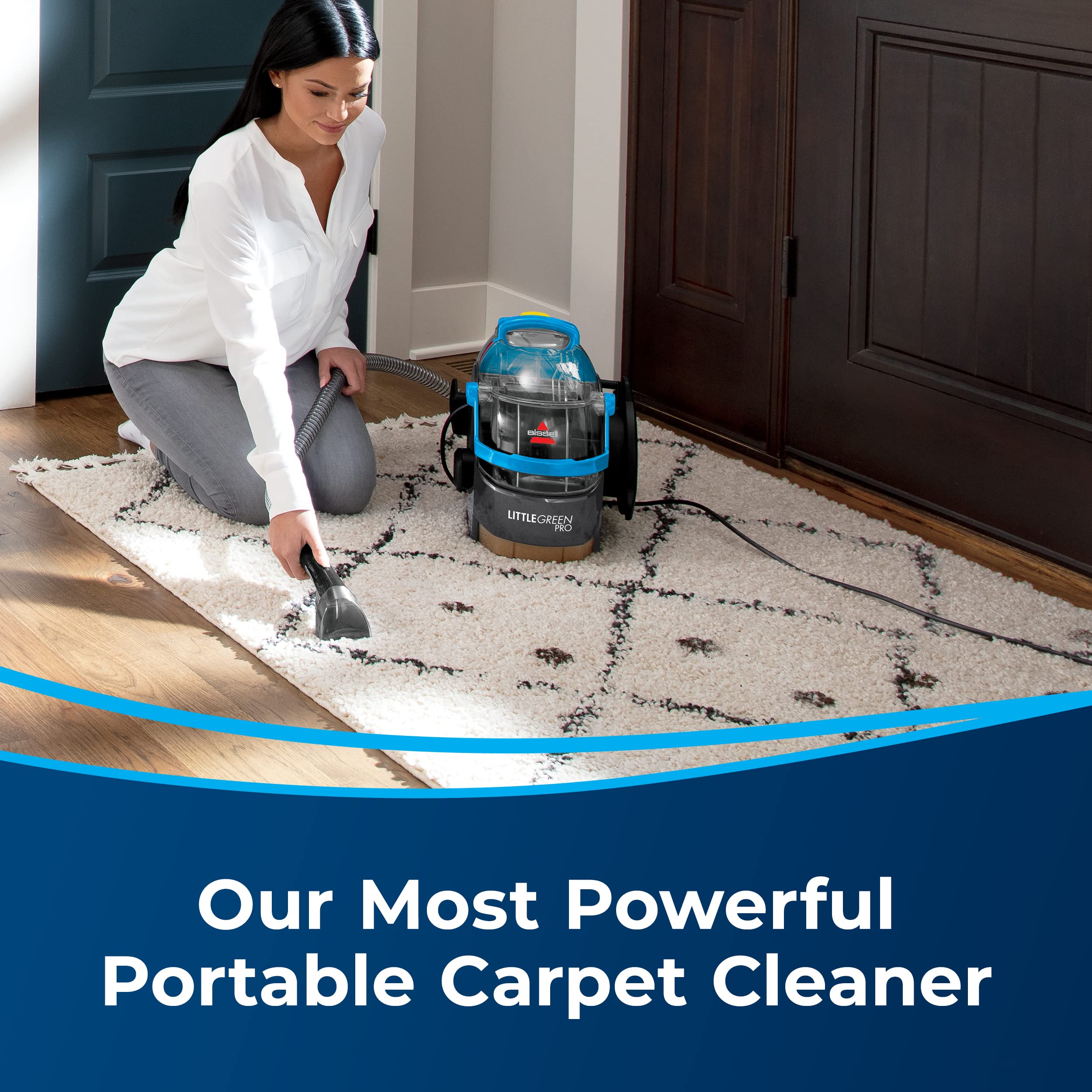 Bissell Spotclean Pro AntiBac Carpet and Upholstery Cleaner, (Without detergent)- Damage Box