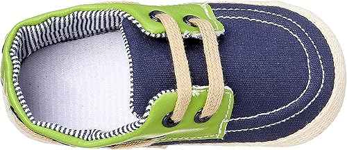 Mix and Max Boys' Low-Top Lace-Up Boat Shoes with Contrast Stitching - Safqqa Egypt