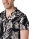 Hero Basic Flower Printed ,Viscose Shirt For Men,Subtle flower print for a stylish, modern look.