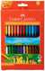 Faber-Castell Faber castell grip erasable triangular crayons - pack of 24