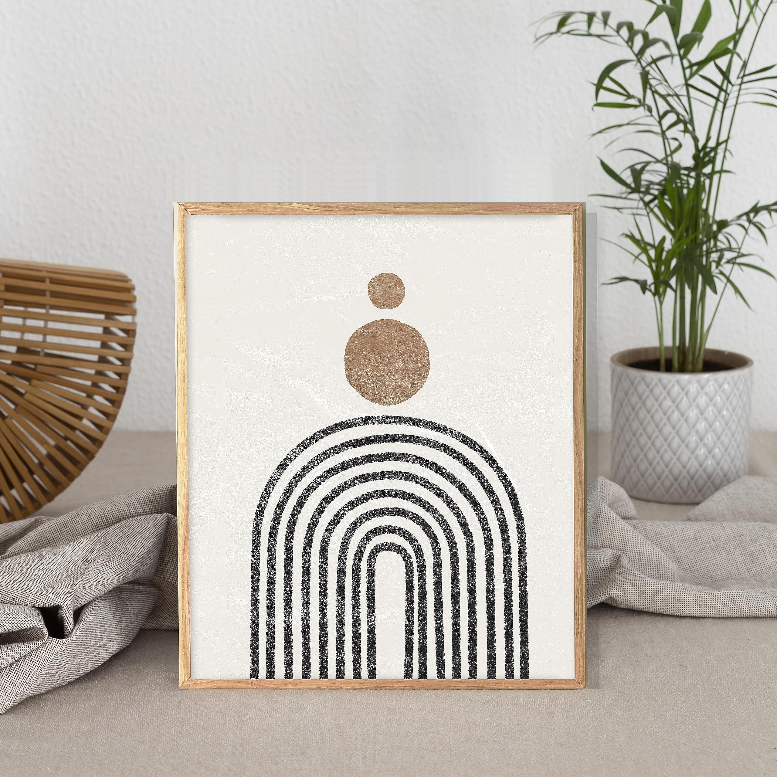 Duckly Modern Wall Frame • Made from durable materials for long-lasting use - Safqqa