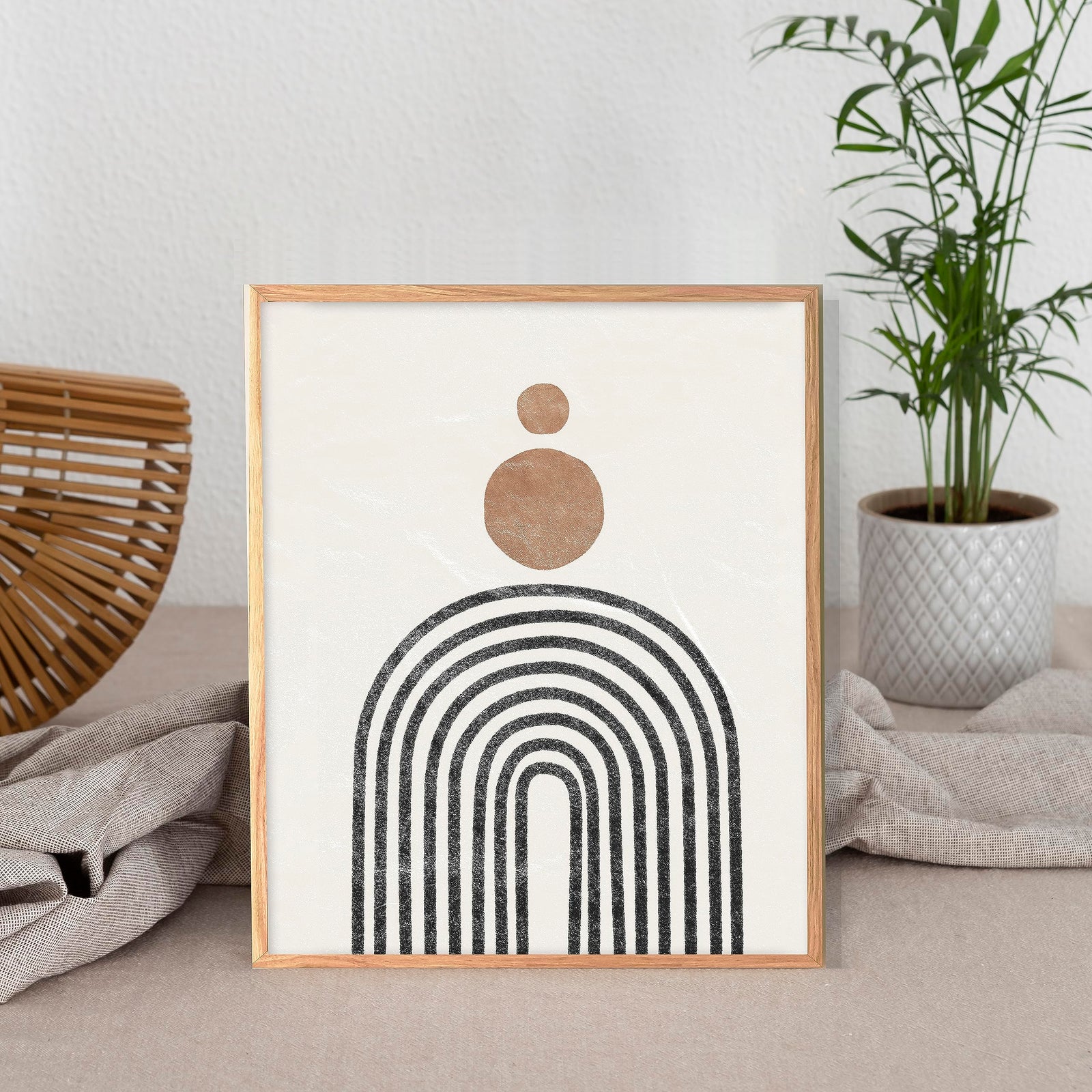 Duckly Modern Wall Frame • Made from durable materials for long-lasting use - Safqqa