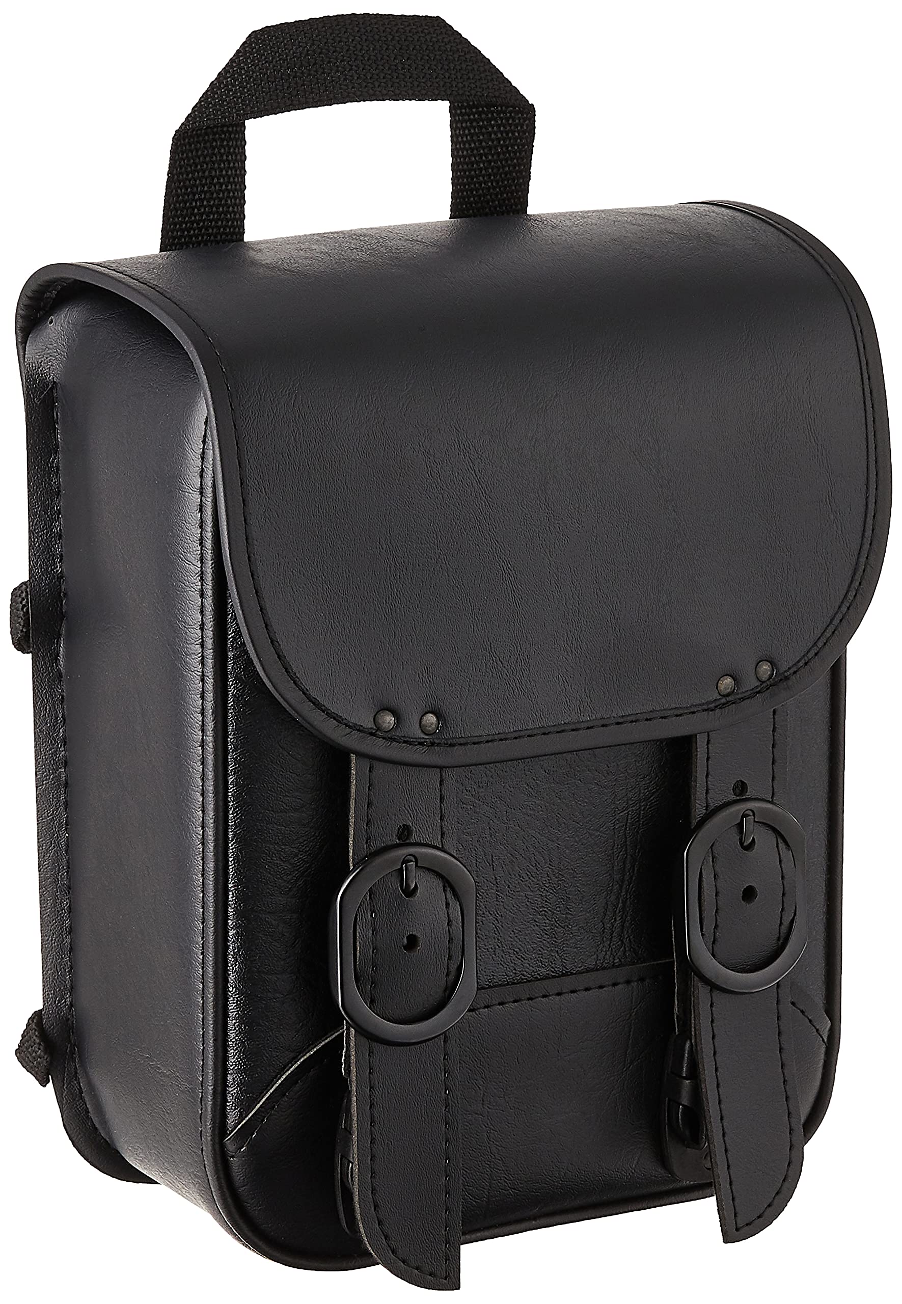 دوكو سلسلة بلاك جاك من ويلي اند ماكس 59591-00: حقيبة قضيب سيسي للدراجات النارية من الجلد الصناعي، اسود، مقاس عالمي، 8 انش عرض × 10 انش ارتفاع × 4.5 انش عمق. مصنوعة يدويا في الولايات المتحدة الامريكية.