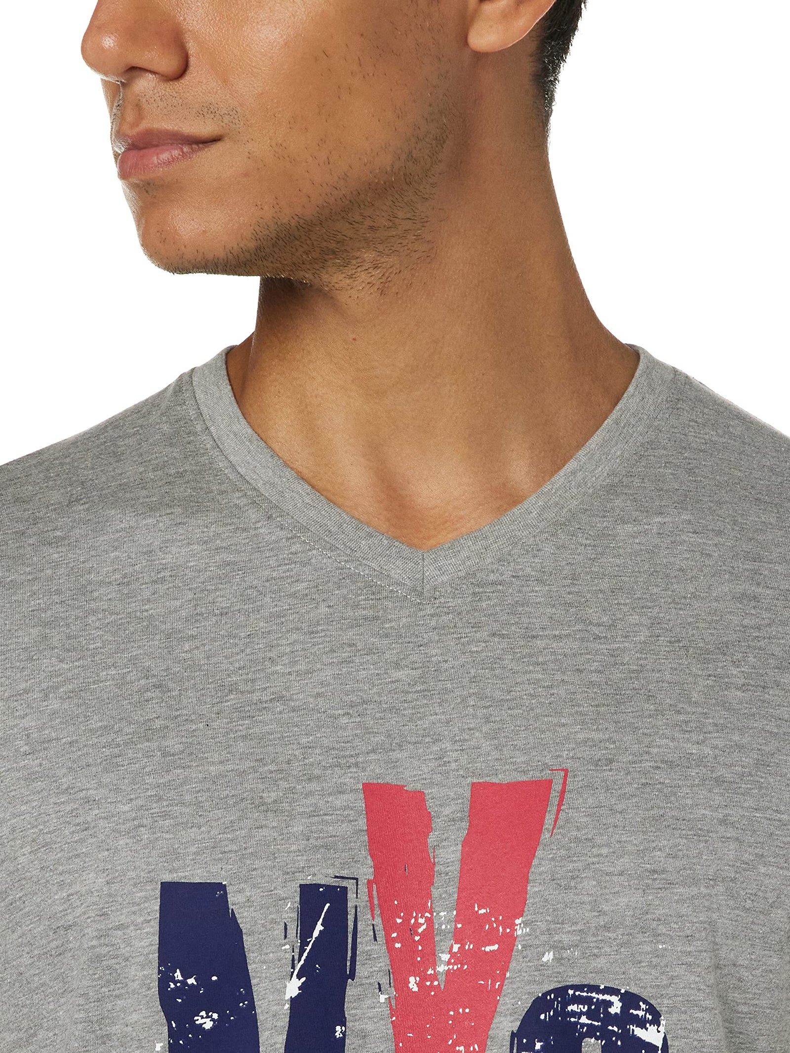 Deniklo Men’s V-Neck T-Shirt – Comfortable and Stylish