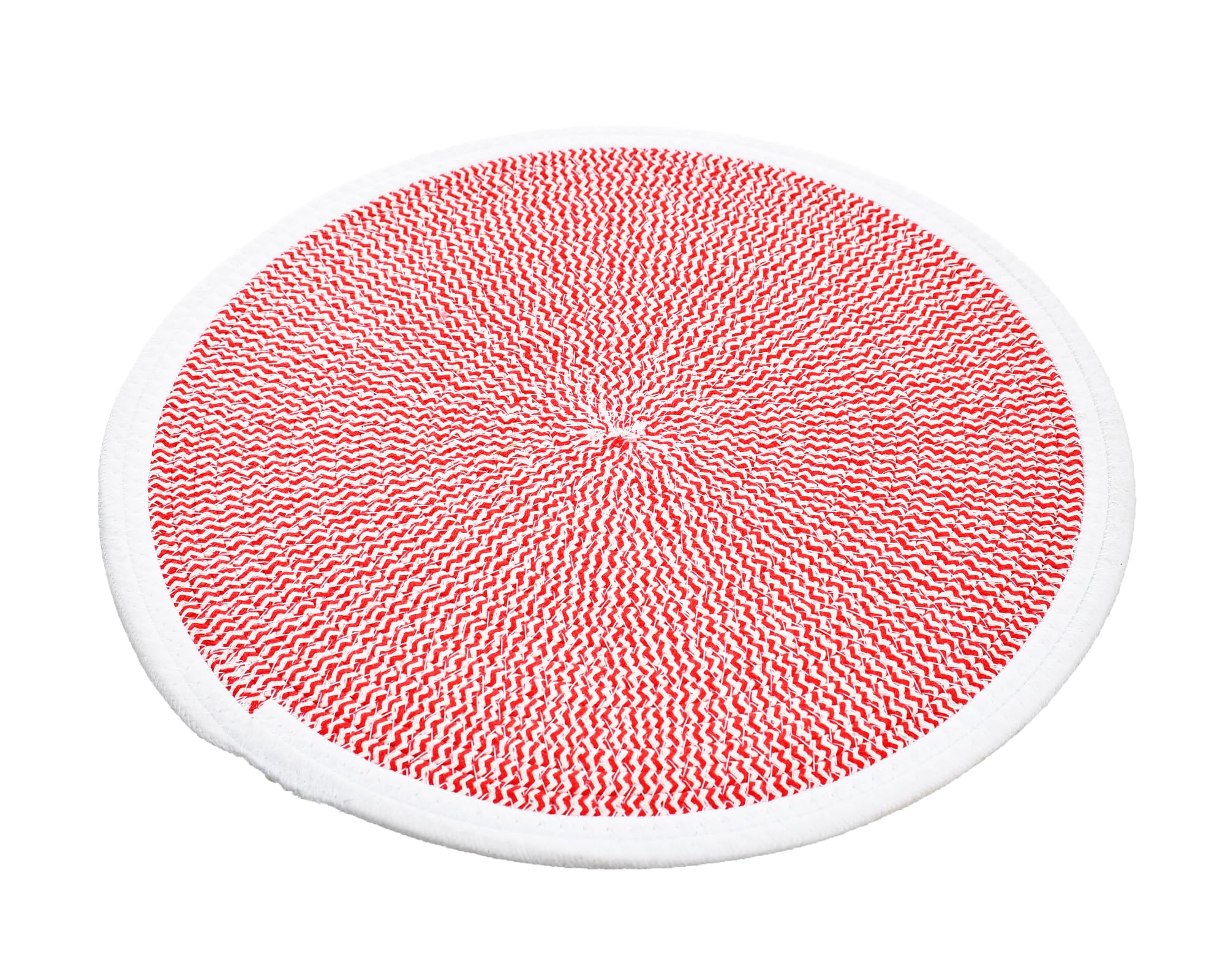 Generic Fabric Coaster Round Pot Placemats With Heat Resistant And Non Slip for Kitchen - Safqqa