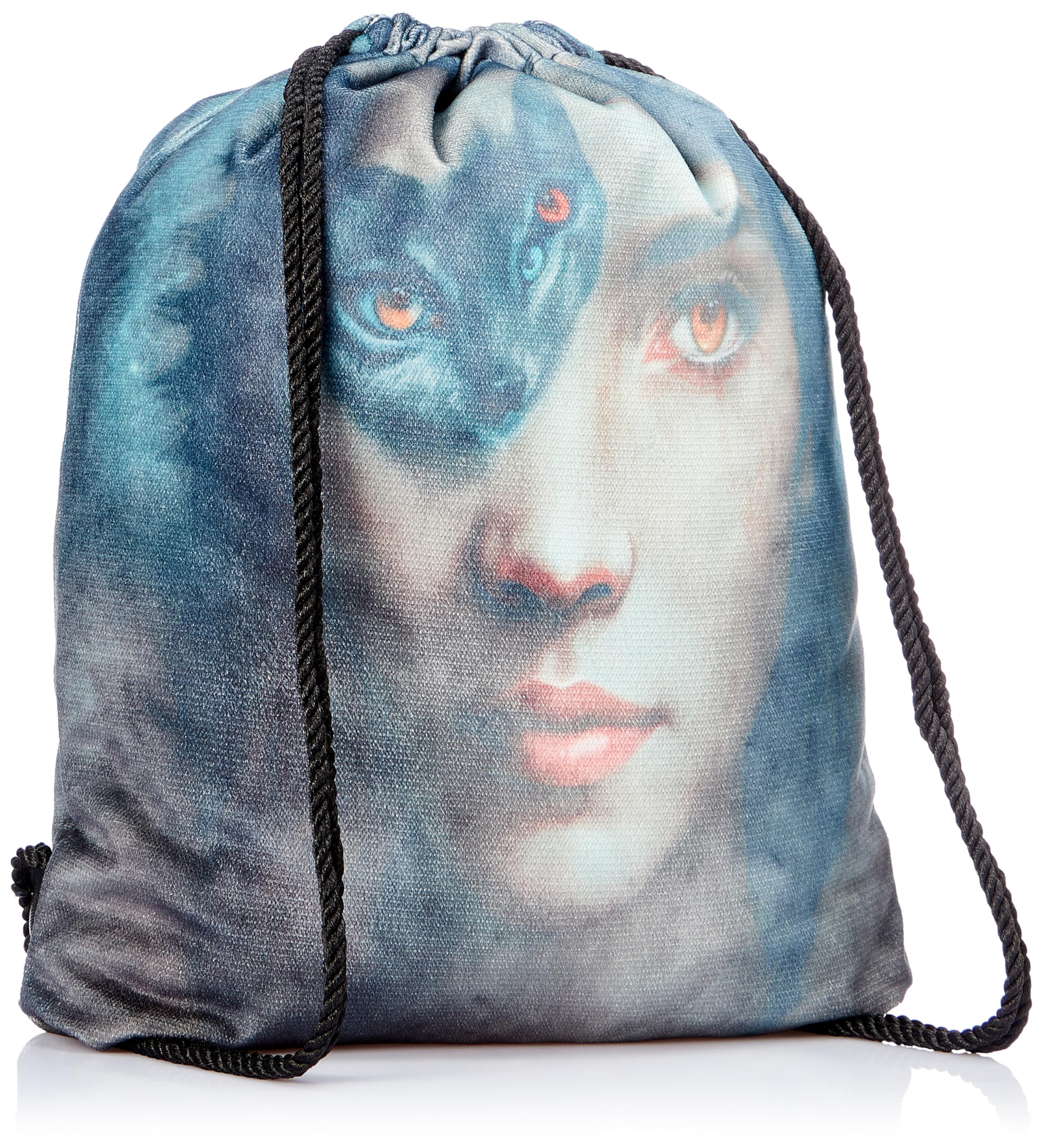 شنطة برباط من تات متعددة الالوان بمقاس كبير، موديل 553