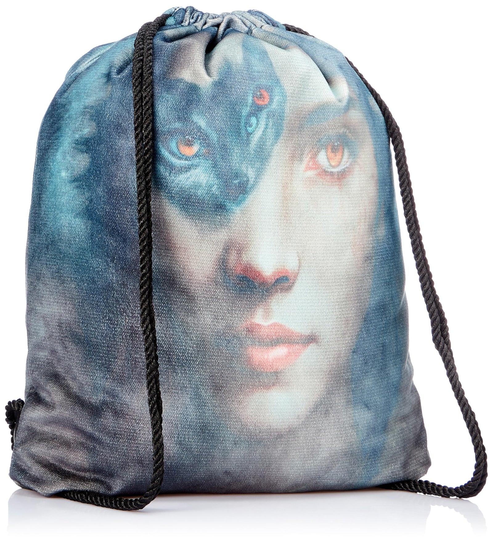 شنطة برباط من تات متعددة الالوان بمقاس كبير، موديل 553