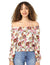 Splash Long Sleeves Patterned Cropped Top for Women - Safqqa Egypt