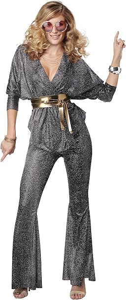 California Costumes Women Disco Adult Costume Multi Color