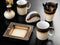 Fathy Mahmoud Office Set 6 Pieces Porcelain Hazelnut Desk Accessories
