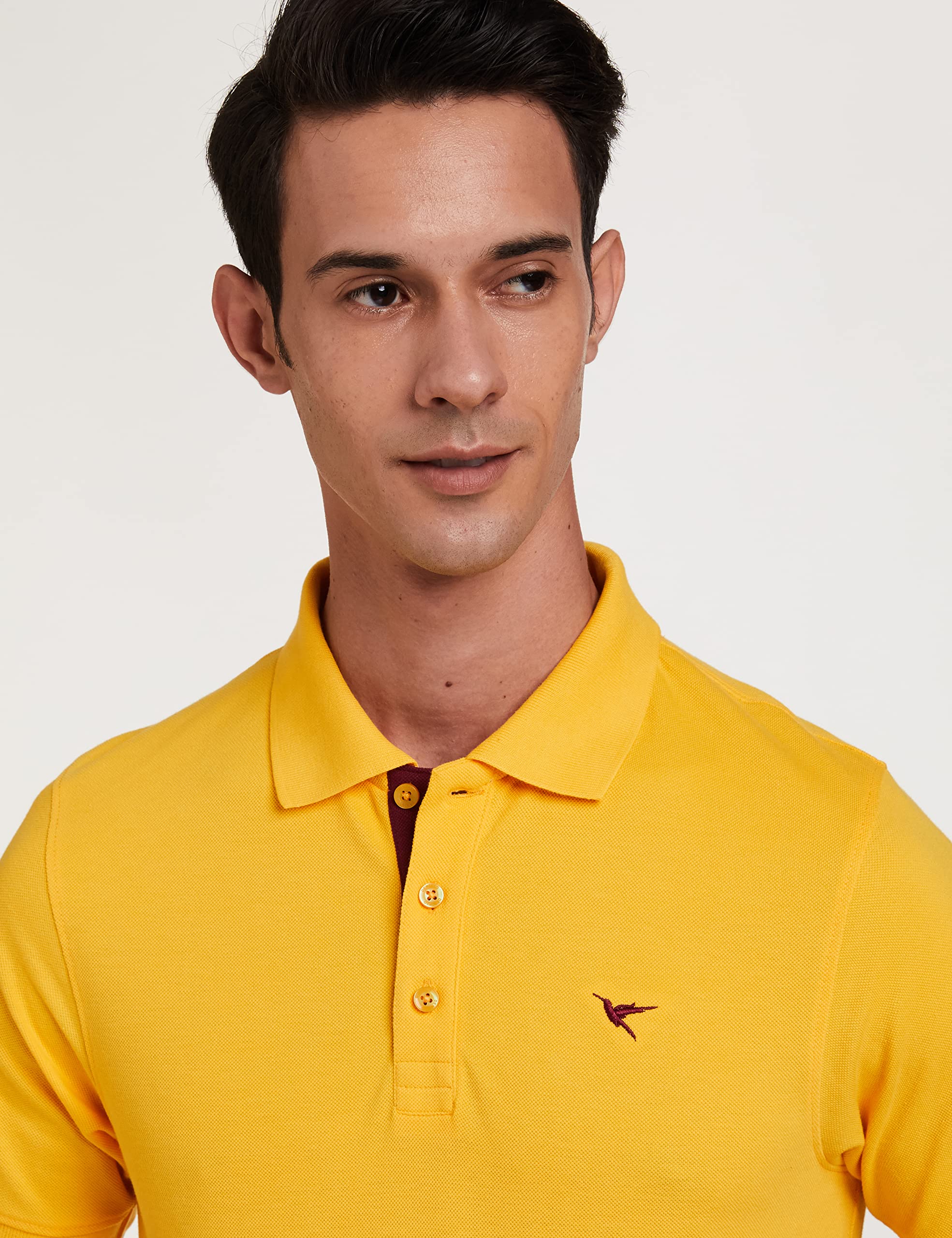 Deniklo Men’s Classic Solid Polo – Regular Fit