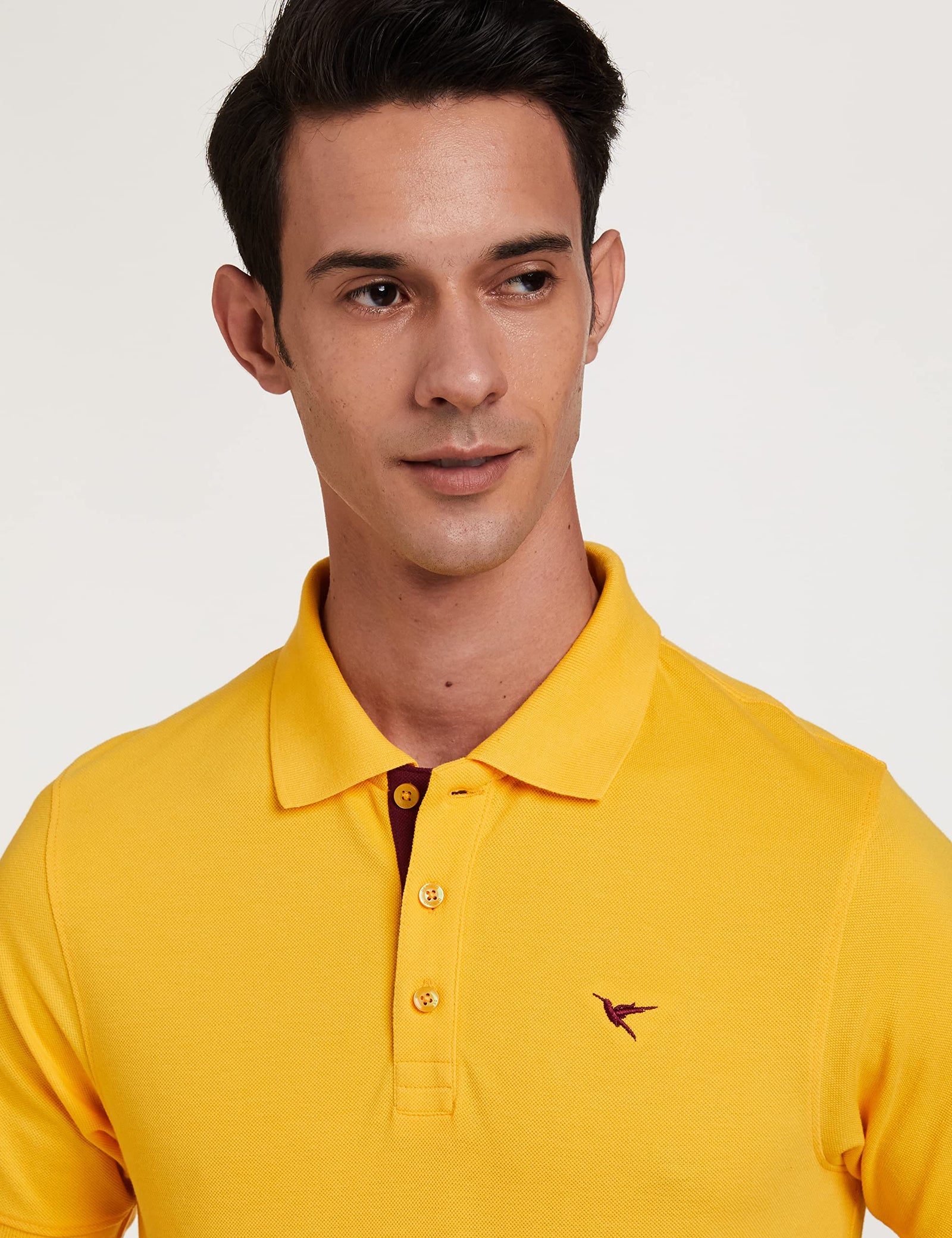 Deniklo Men’s Classic Solid Polo – Regular Fit