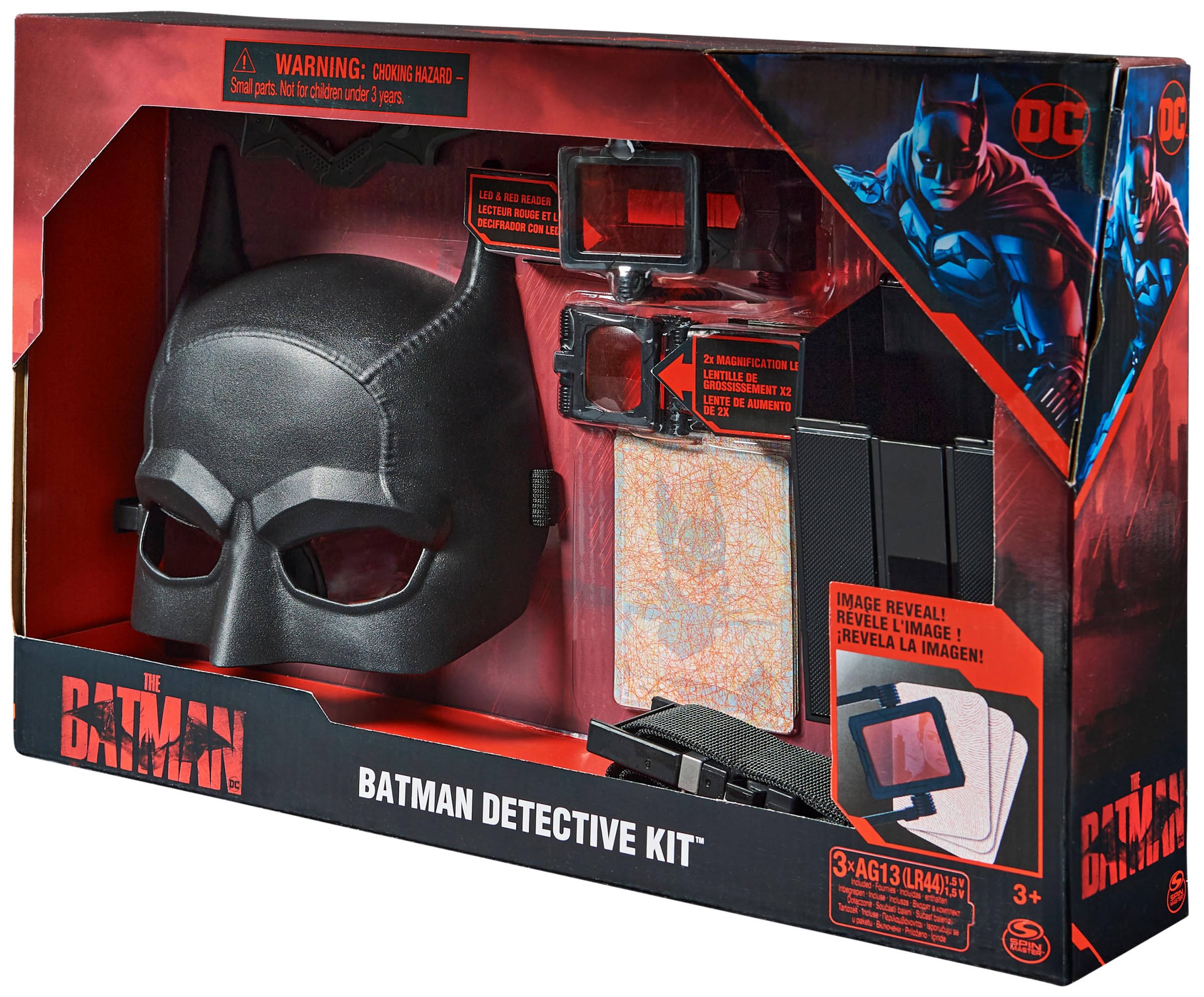 DC Comics, Batman Detective Kit Interactive Roleplay Toy and Accessories, The Batman Movie Collectible, Kids’ Toys for Boys and Girls Aged 4 and up