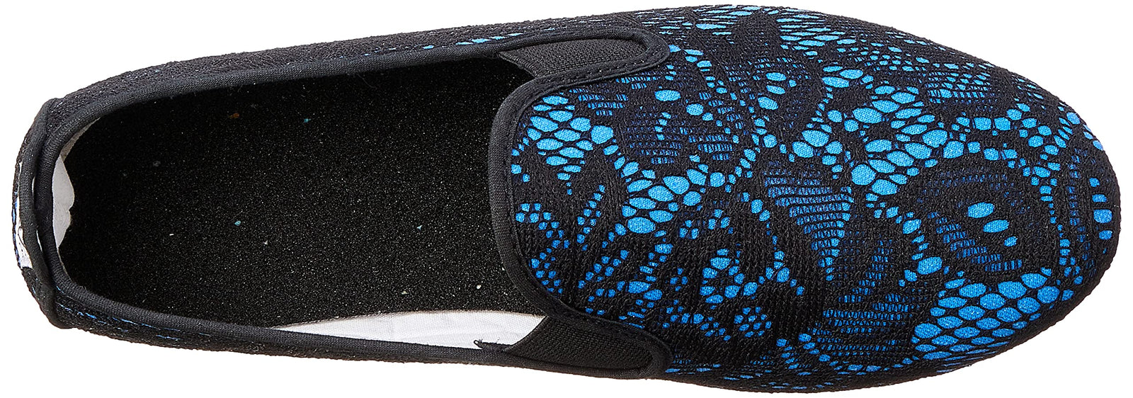 Flossy womens 55284-NEGRO/ROYAL Ballet Flat