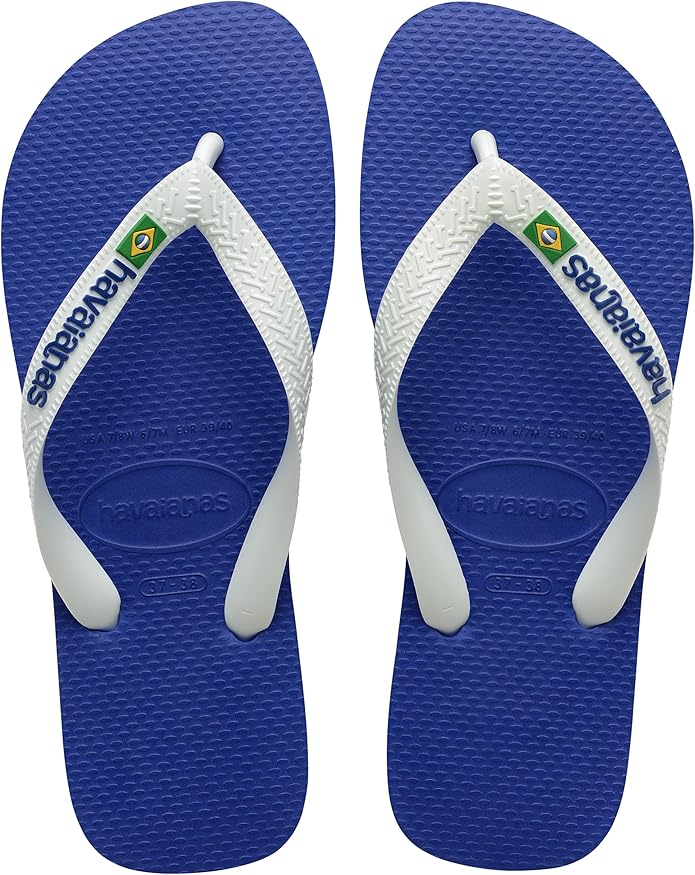Havaianas Men Slippers Blue Comfortable Casual Flip Flops