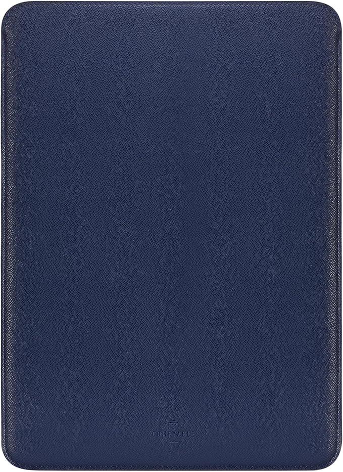 Comfyable 13 Inch Laptop Sleeve Midnight Blue Faux Leather
