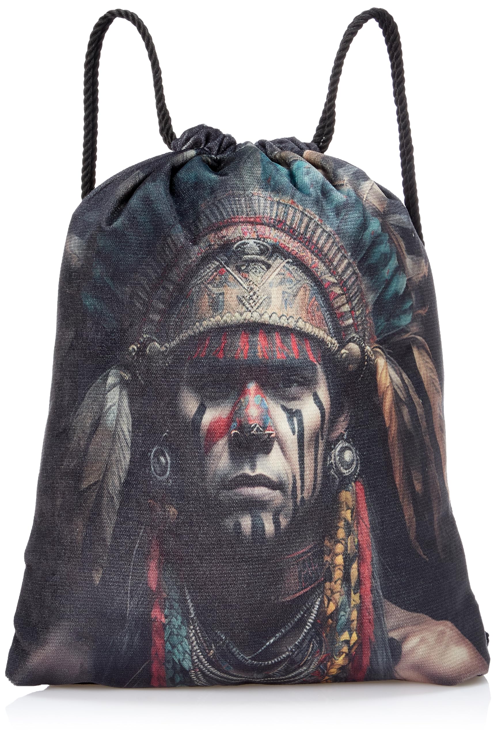 شنطة برباط من تات، متعددة الالوان، مقاس L، موديل 638