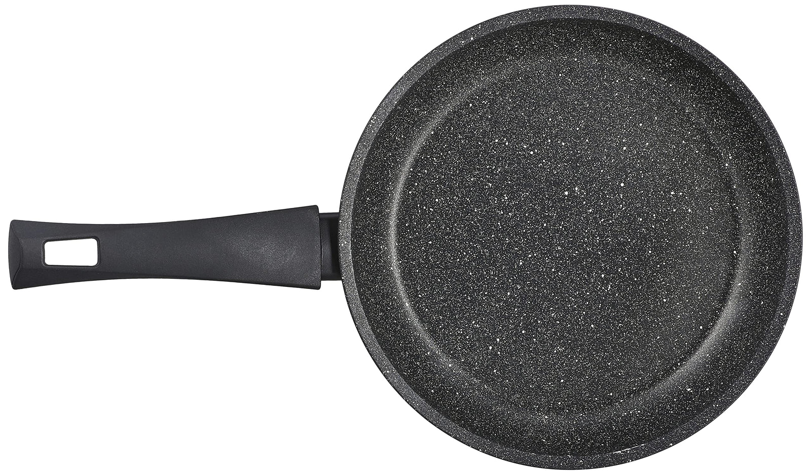 Illa Cook on Rock Deep Frying Pan, 24 cm - Black