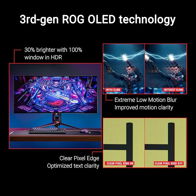 شاشة ألعاب من ماركة أسوس مقاس 34 بوصة منحنية بدقة UWQHD ومعدل تحديث 240Hz – Safqqa Egypt