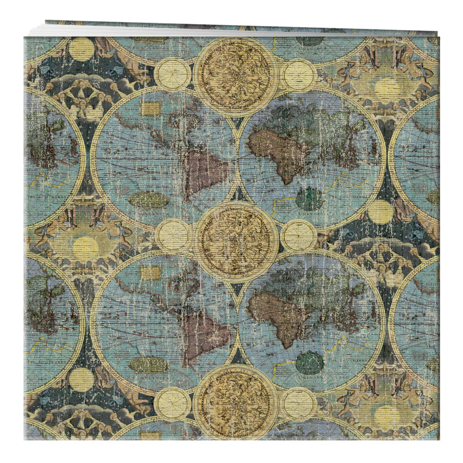 ألبومات صور بايونير 12×12 بوصة – كتاب ذكريات بإطار أمامي وقفل بوستباوند