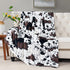 Home Soft Things Animal Printed Throw, 50" x 60", Cow