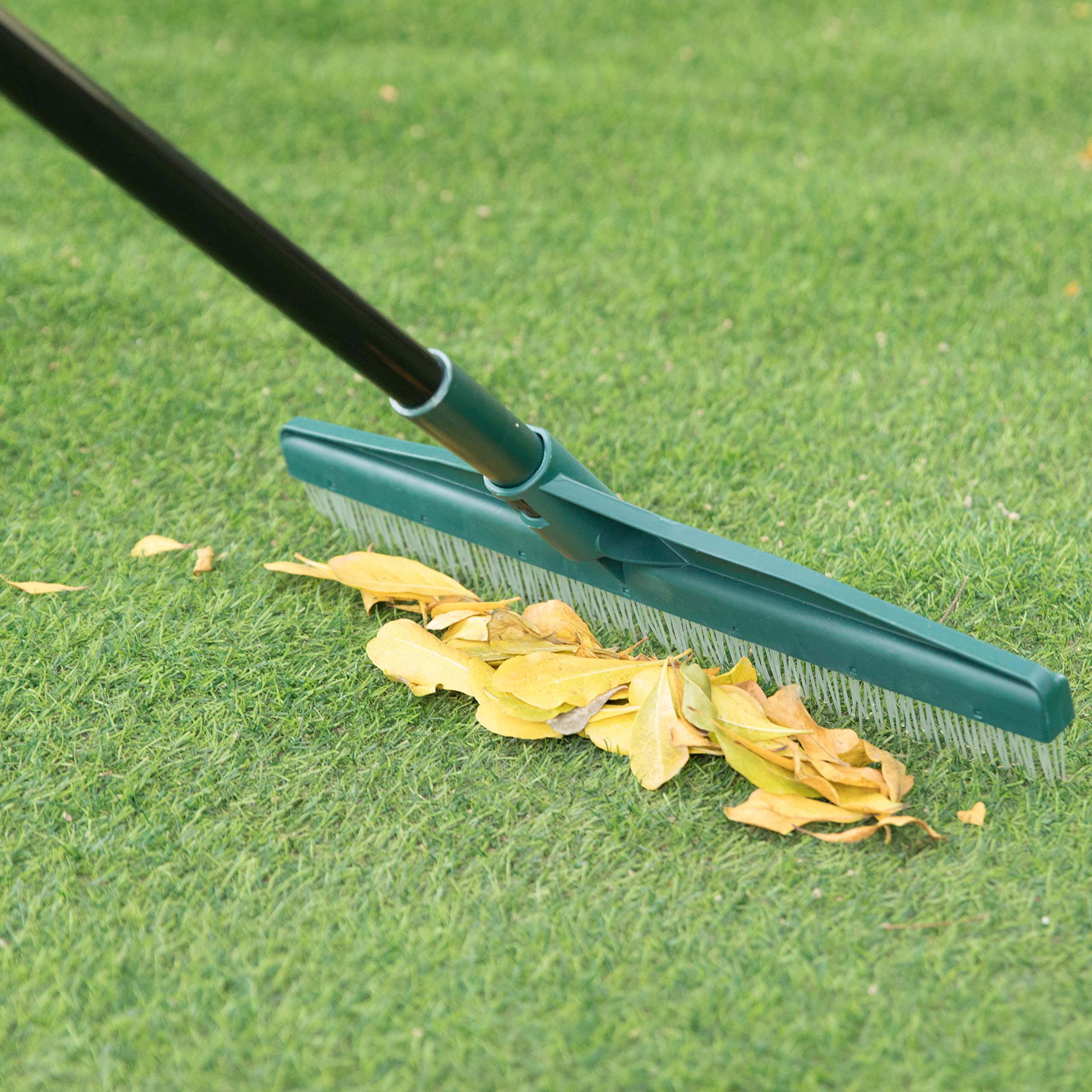 Gardenised Artificial Turf Rake with Extendable Telescopic Handle – Safqqa Egypt