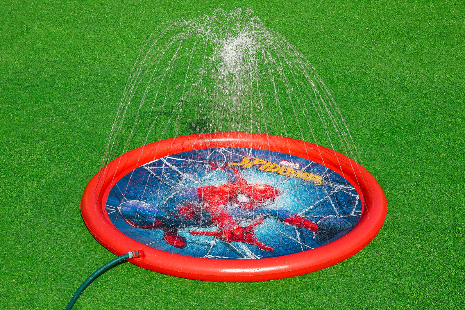 Bestway Inflatable Rainbow Bouncer Made to withstand outdoor use