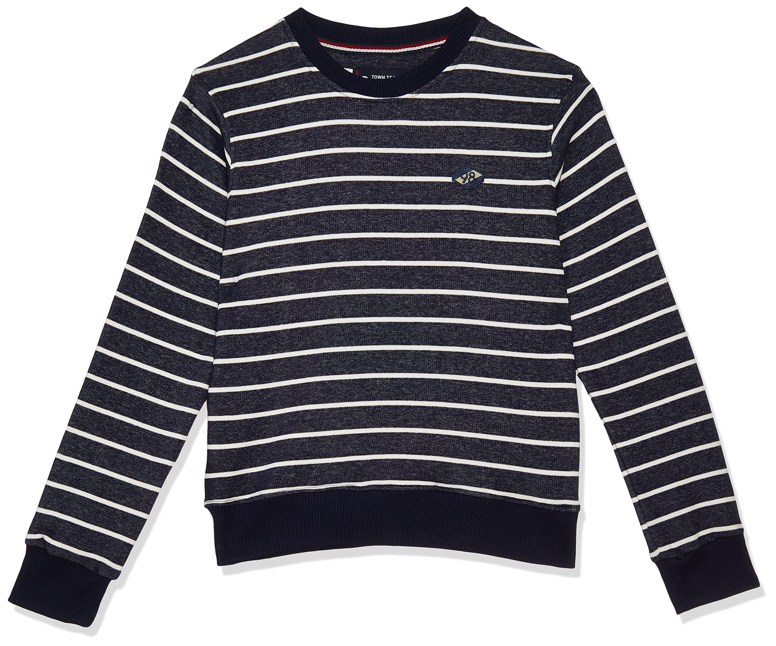 سويت شيرت Town Team للأطفال بأكمام طويلة للأولاد مصمم ليمنح طفلك الدفء والراحة بإطلالة عصرية