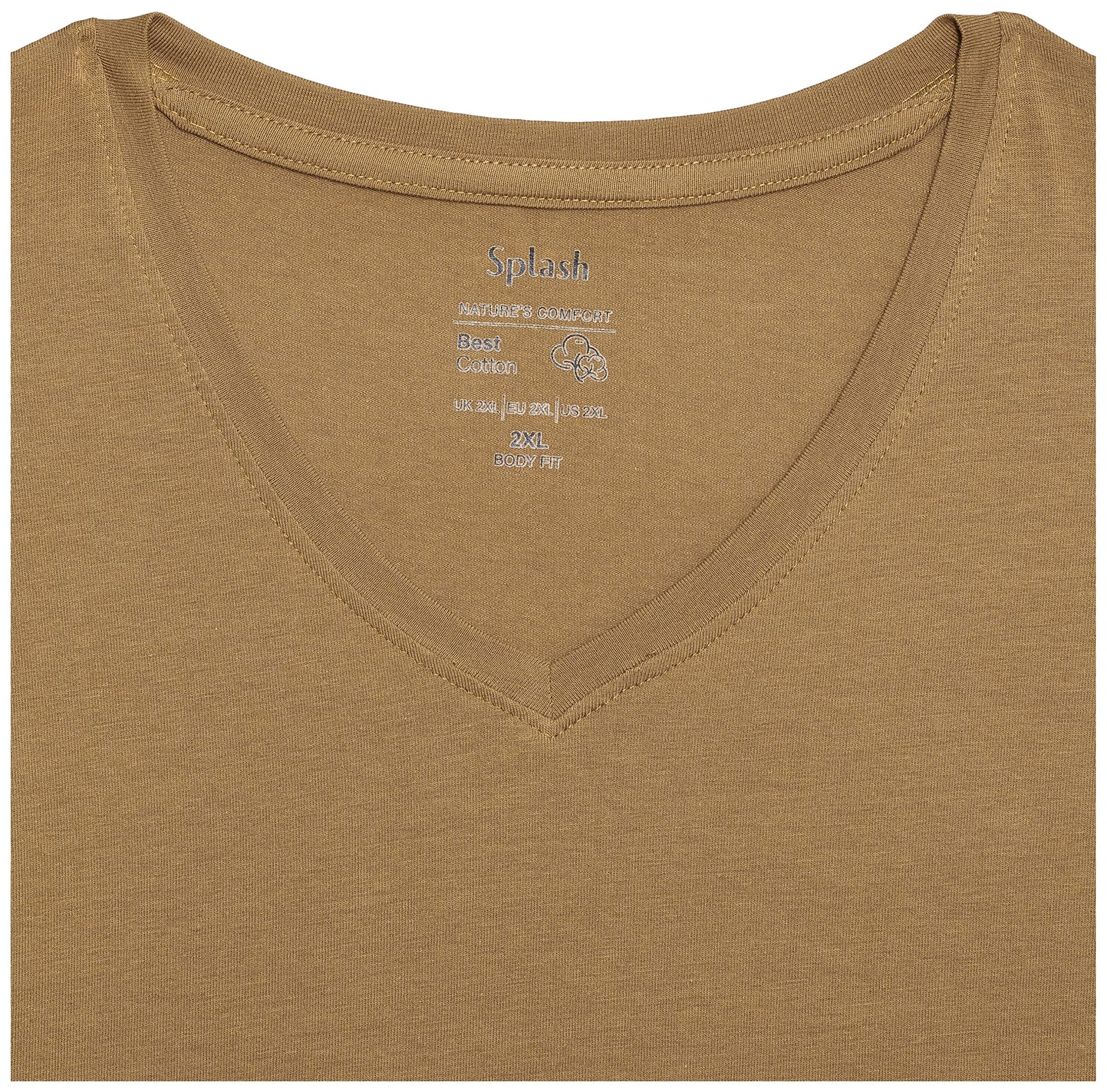 تي-شيرت من سبلاش للرجال يوفر إطلالة مريحة وعصرية للاستخدام اليومي. مصنوع من خامة ناعمة