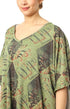 JAMILA Women's Olive Poncho - One Size