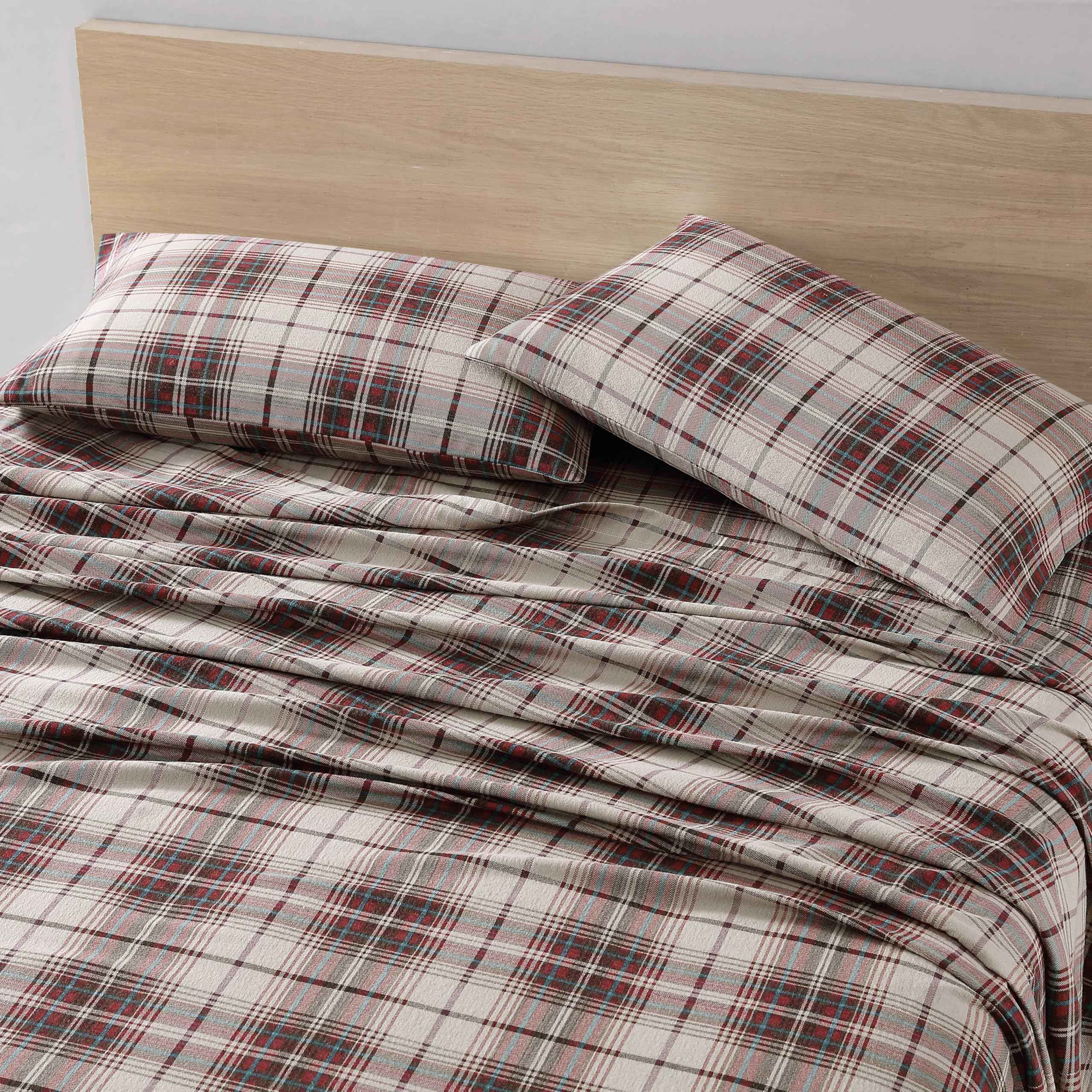 Eddie Bauer - Full Sheets, Cotton Flannel Bedding Set, Brushed for Extra Softness, – Safqqa Egypt