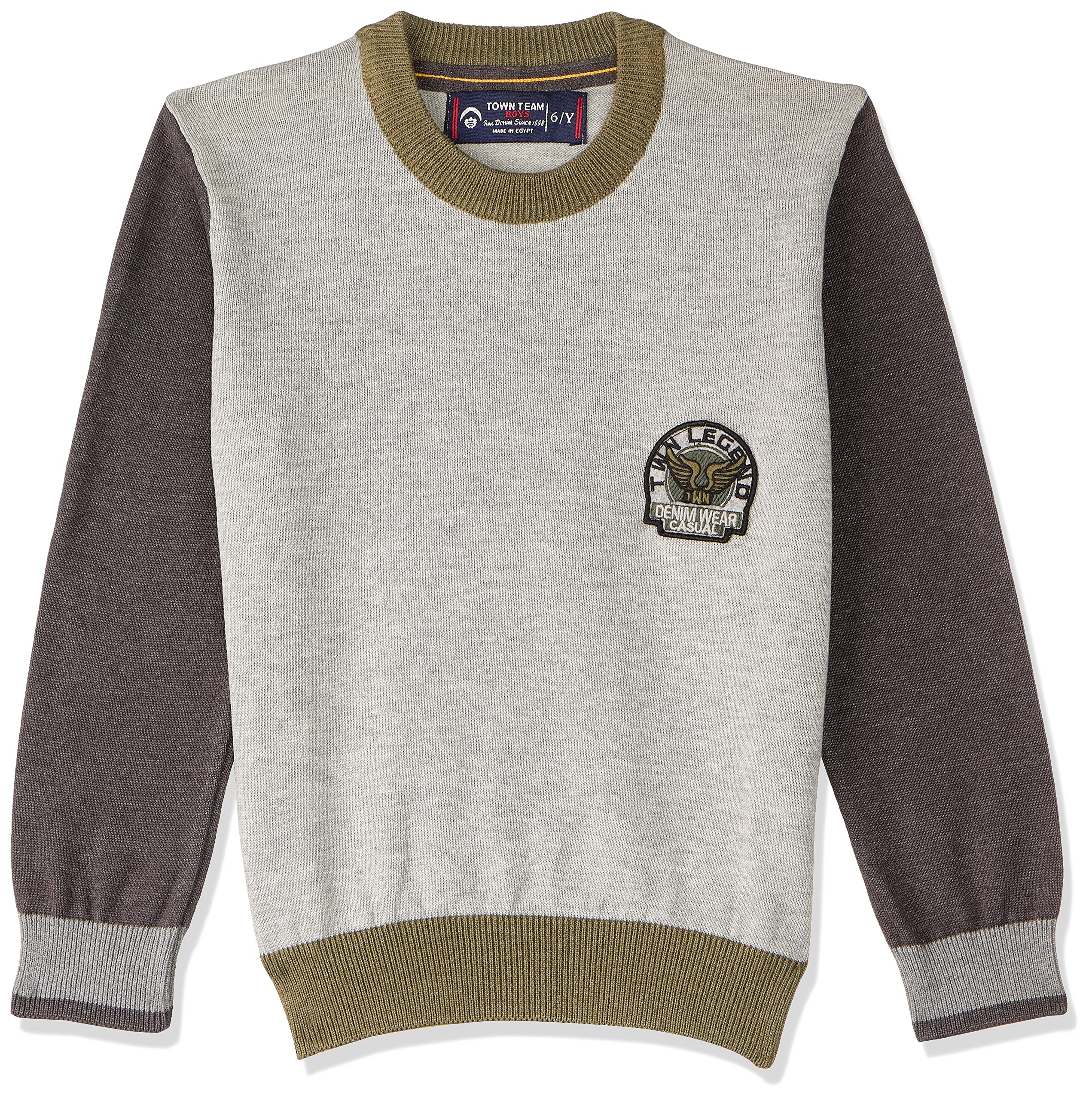 Town Team Long Sleeves Pullover For Boys,Durable and easy to care for, perfect for daily use.