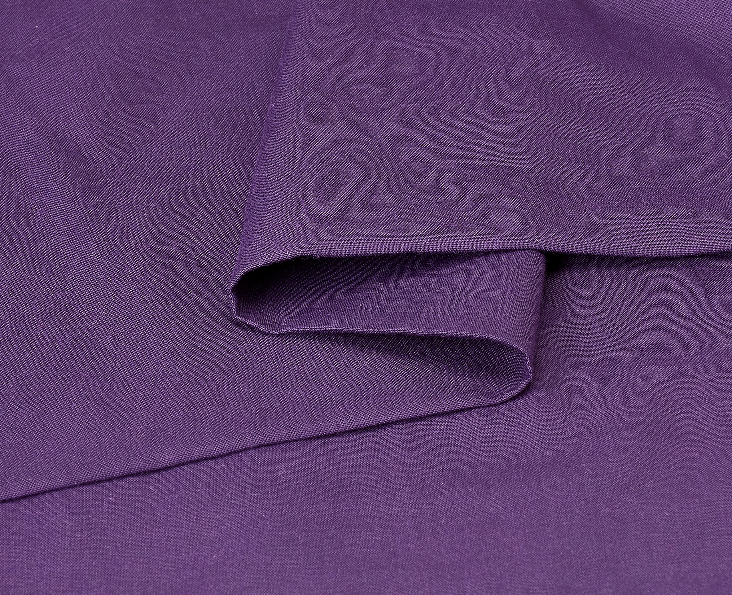 NICE HOME Fitting Bed Sheet Set - 2 Pillow Cases and 1 Bed Sheet - Size 100x200cm Dark Purple