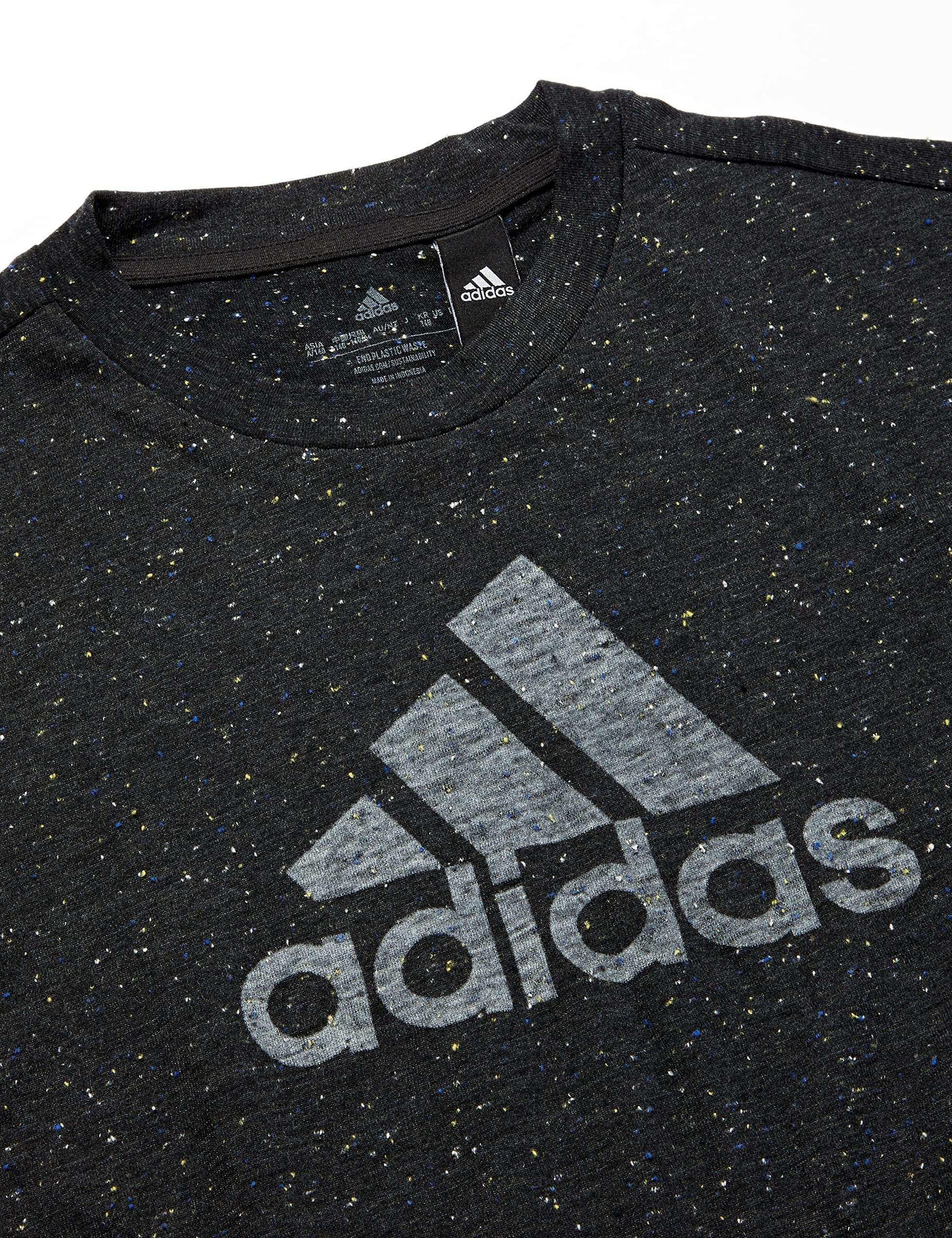 Adidas TC558 Short Sleeve Kids Future Icon Cotton Loose Badge of Sports T-shirt