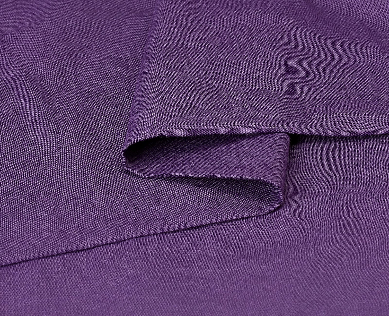 NICE HOME Fitting Bed Sheet Set - 2 Pillow Cases and 1 Bed Sheet - Size 200x200cm Dark Purple