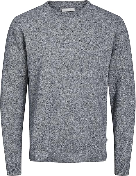 Jack & Jones Men’s Pullover Casual Comfort Grey – Safqqa Egypt
