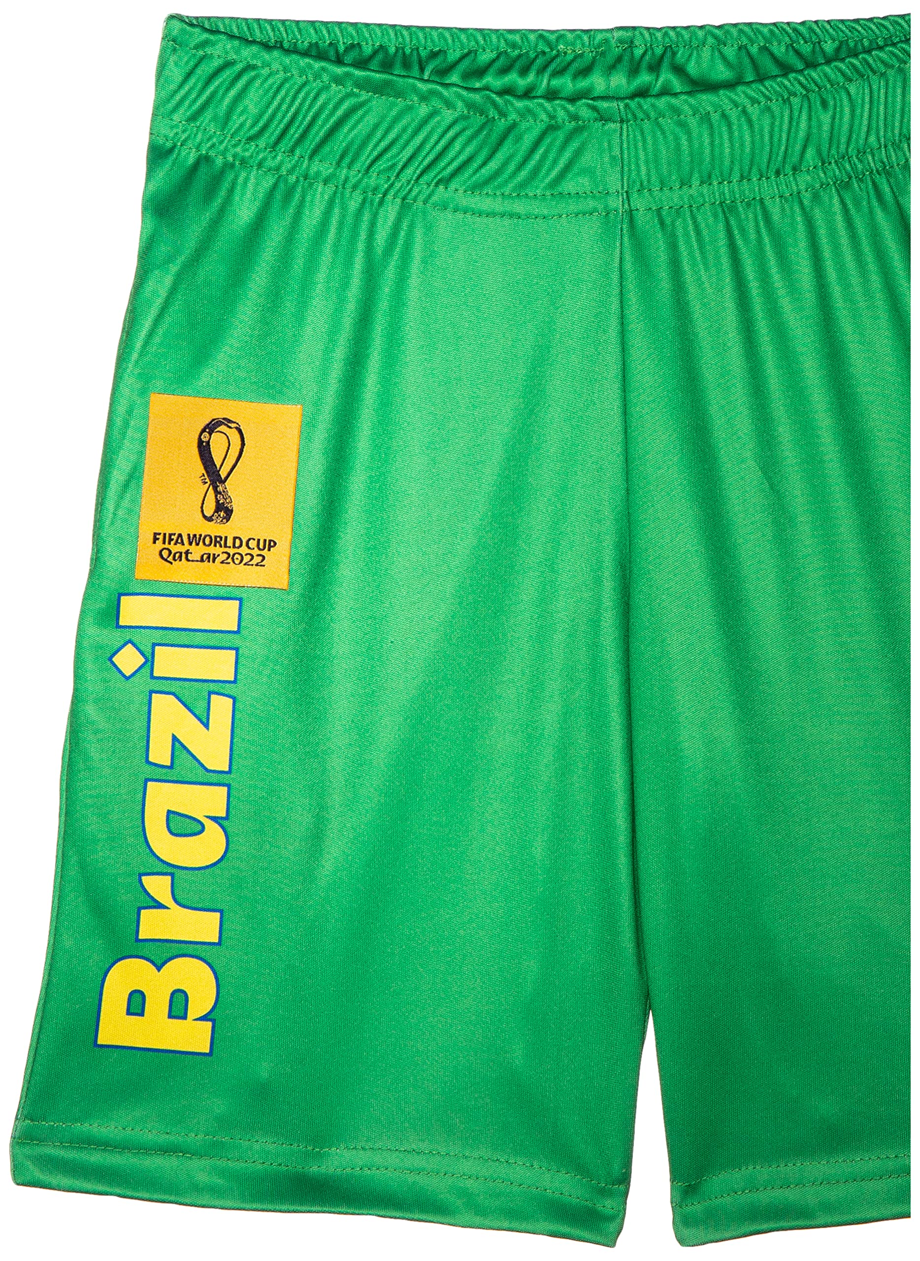 FIFA World Cup Qatar 2022 Brazil Boys’ Shorts – Official Fan Apparel – Safqqa Egypt