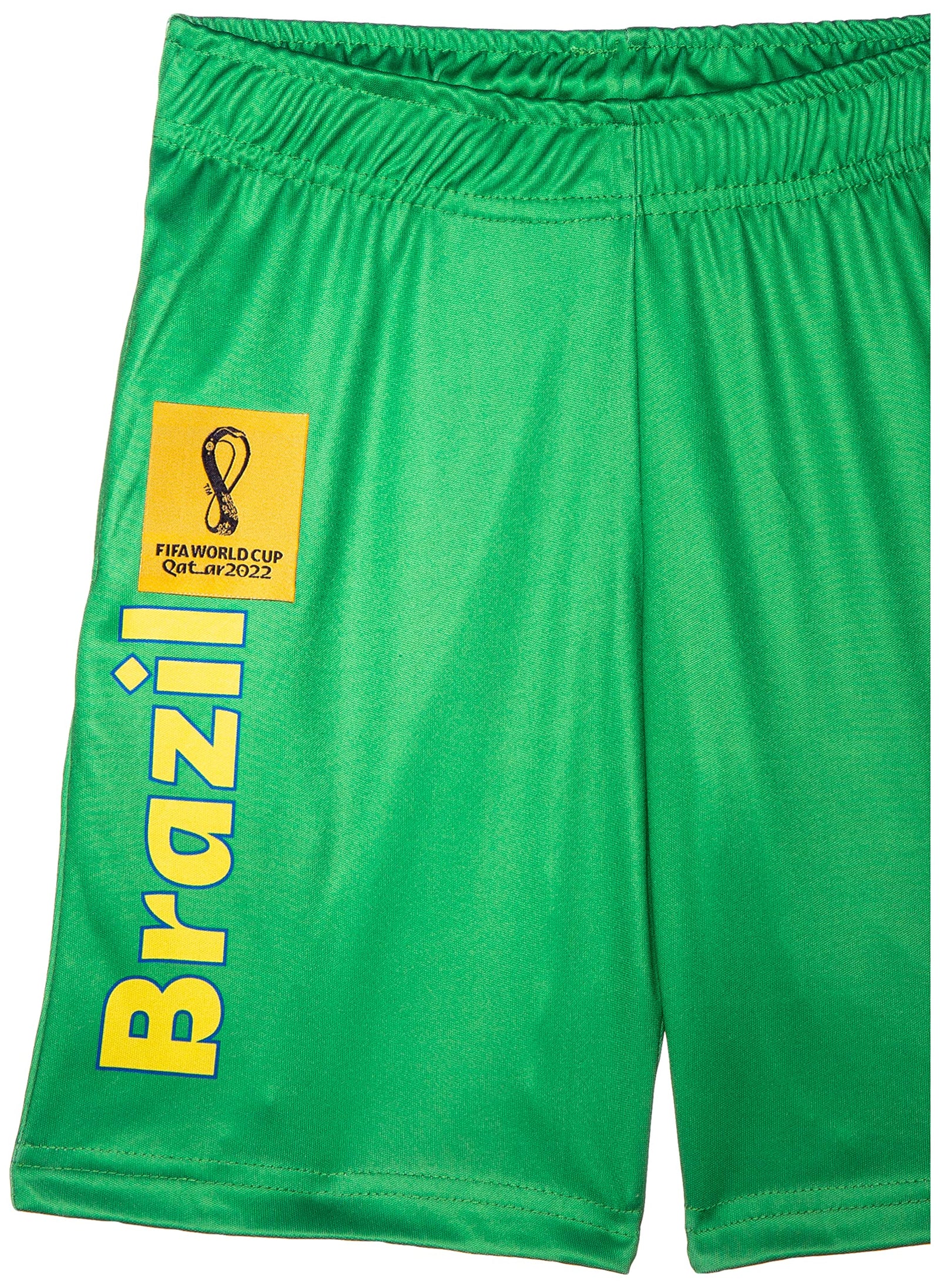 FIFA World Cup Qatar 2022 Brazil Boys’ Shorts – Official Fan Apparel