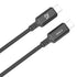 كابل شحن ADAM ELEMENTS CASA C200 USB-C إلى USB-C – 100 واط – أسود