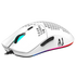 Ajazz AJ390R Gaming Mouse - RGB 67g Lightweight Ergonomic - Backlit Honeycomb Shell Design Mice ( White)