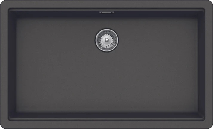 Brooklyn N-100XL Kitchen Sink – Extra-Large Single Bowl | 80 cm Cabinet | Topmount/Undermount