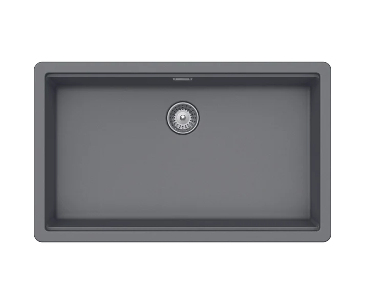 Brooklyn N-100XL Kitchen Sink – Extra-Large Single Bowl | 80 cm Cabinet | Topmount/Undermount